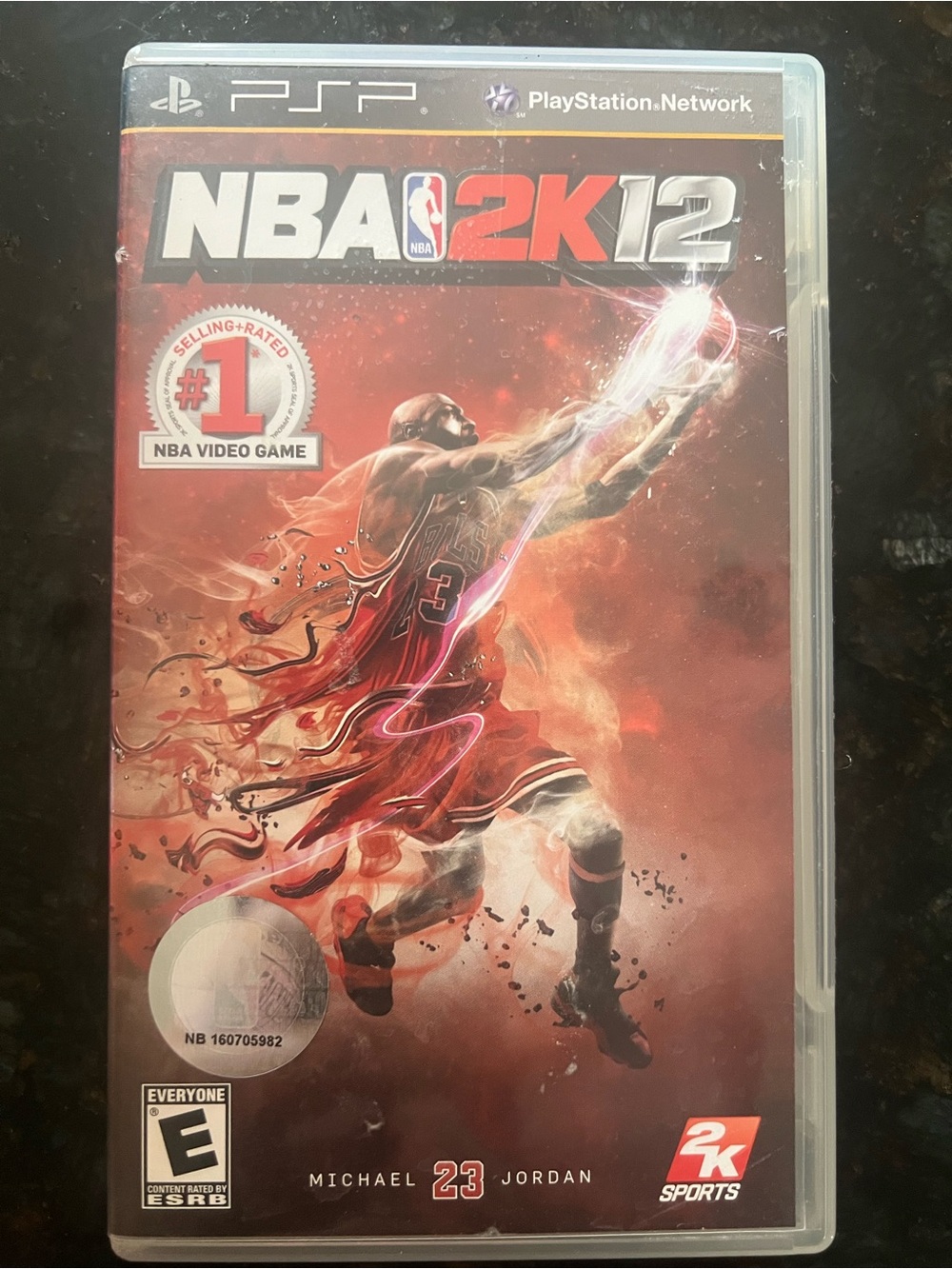NBA 2K12 (PSP) Michael Jordan - Red Video Game